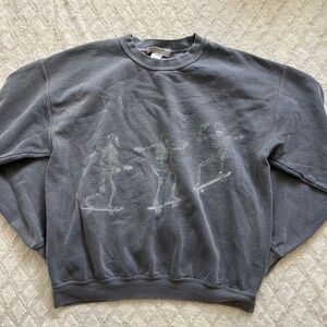 Urban Outfitters Skeleton Crewneck